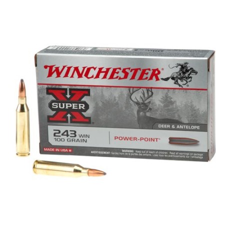 Winchester Super X .243 100gr Power-Point 